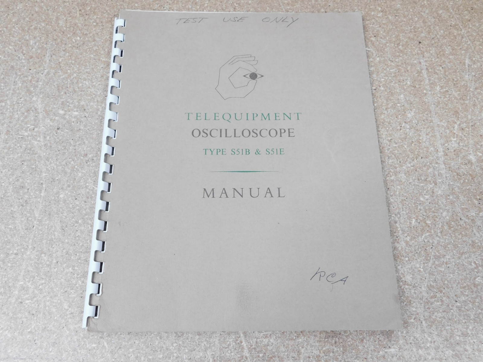 Telequipment S51B S51E Oscilloscope User Manual (original)