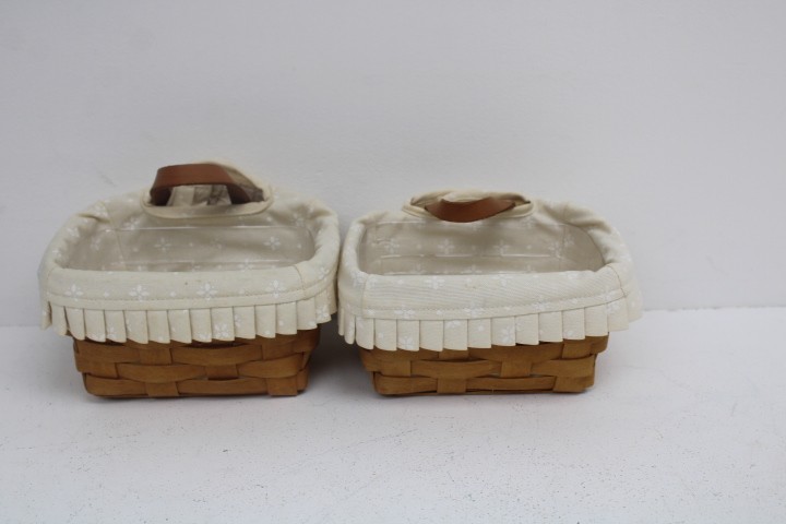 Vtg Longaberger 1997 Mini Hanging Basket