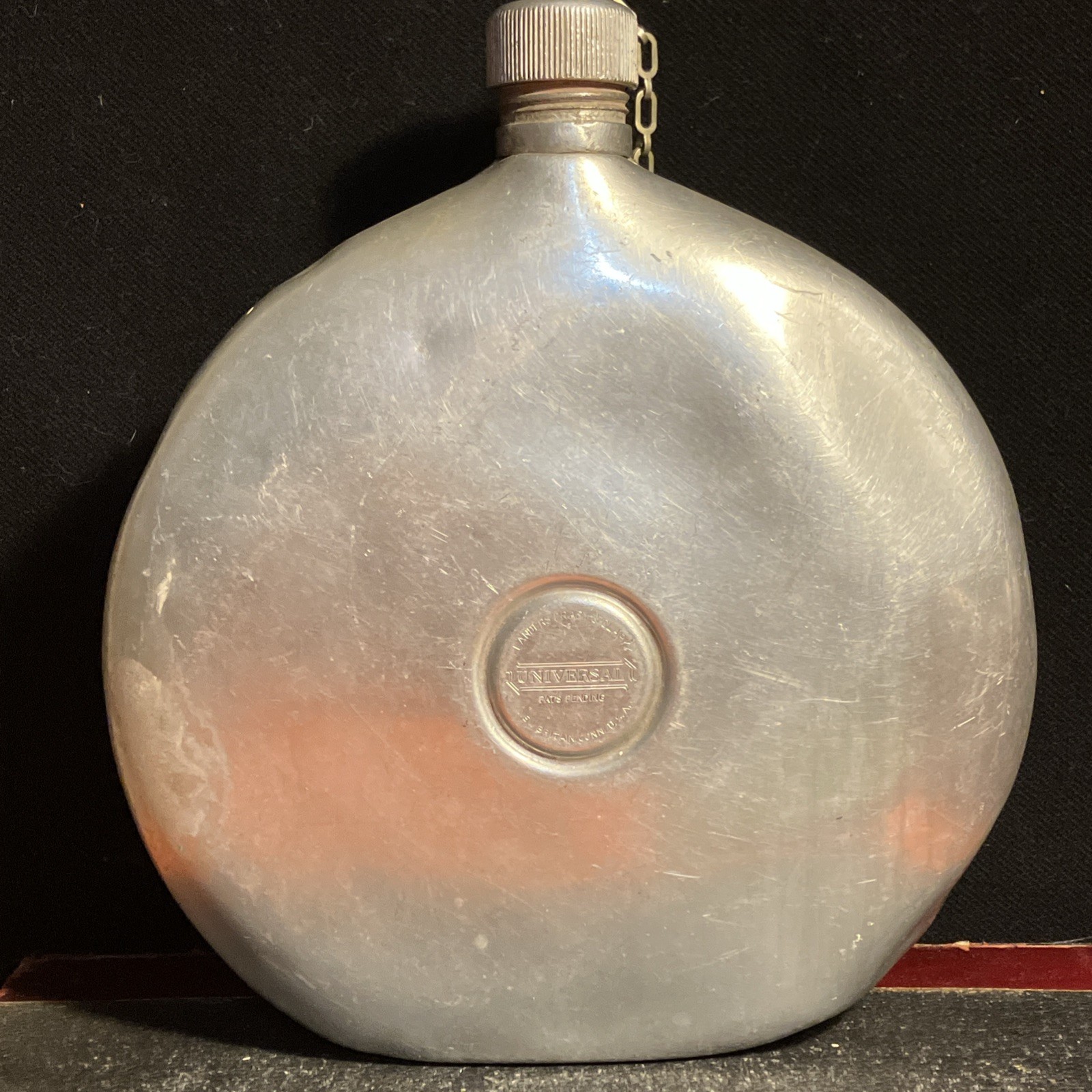Vtg 1920s Military Canteen Landers Fraley and Clark Universal New Britain CT USA