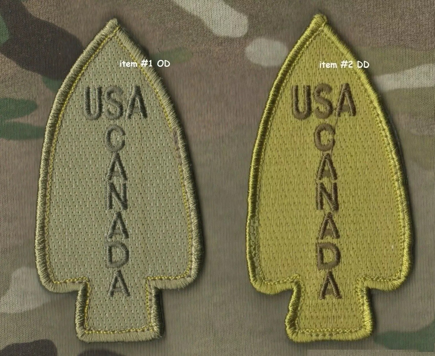 1st First Special Service Force FSSF Devil's Brigade vêlkrö camo 2-PATCH Set