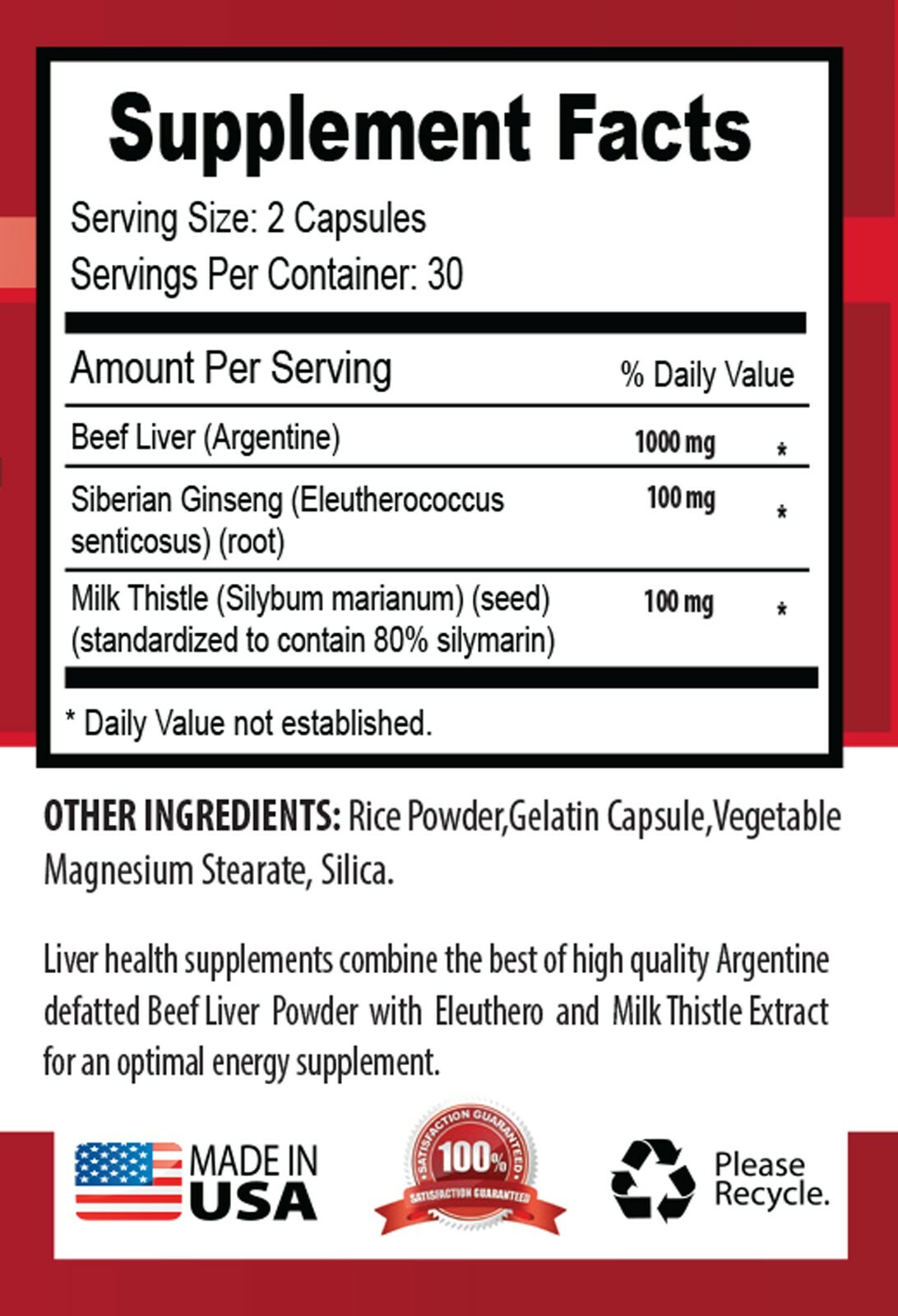 beef liver - Liver Support Complex 1200mg - multivitamins and minerals 2B