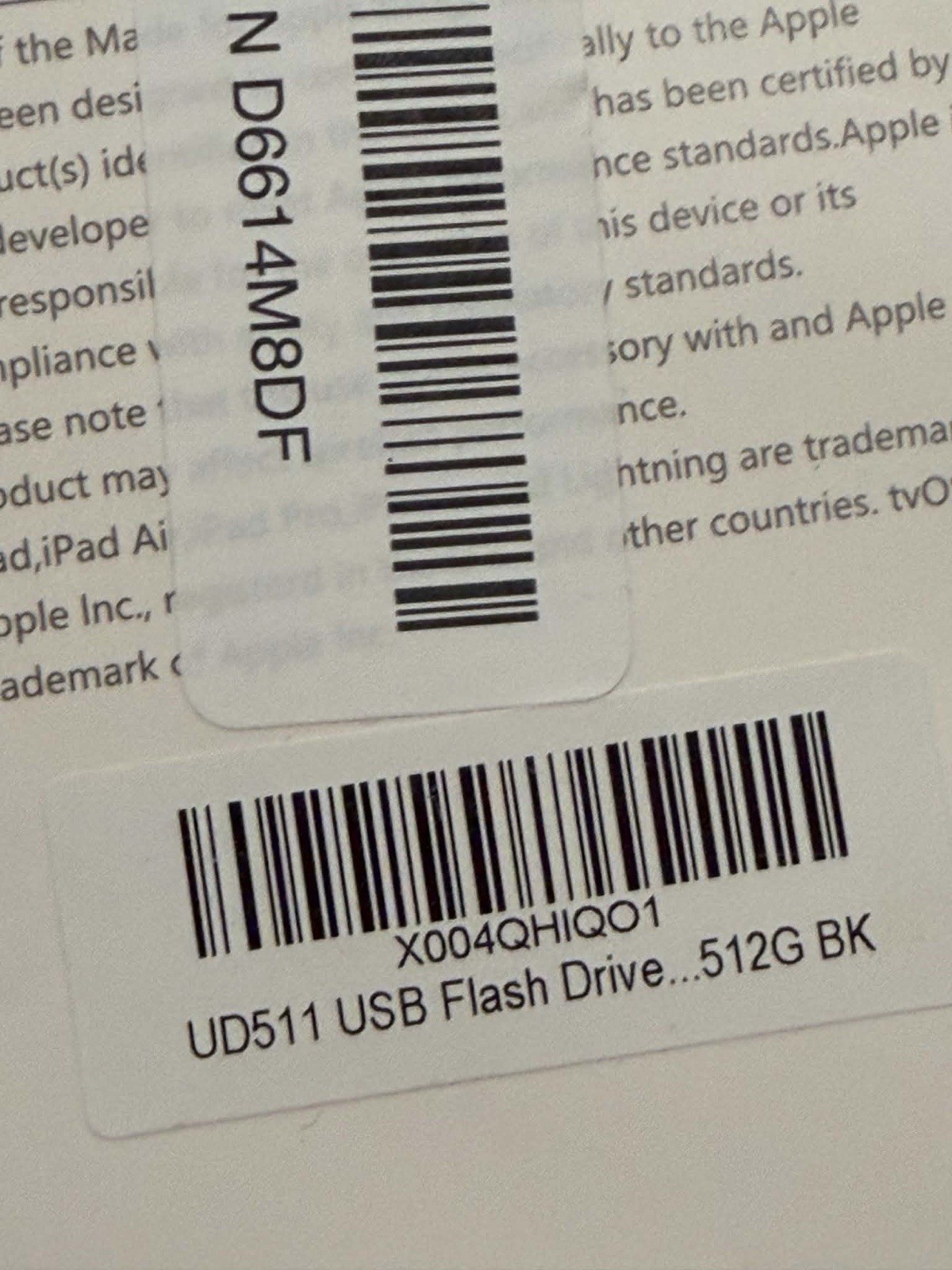 iOS Storage Drive UD511 USB Flash Drive 512G BK