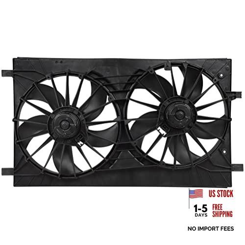 621570 Electric Radiator Condenser Engine Dual Cooling Fan Fit for 2011-2014