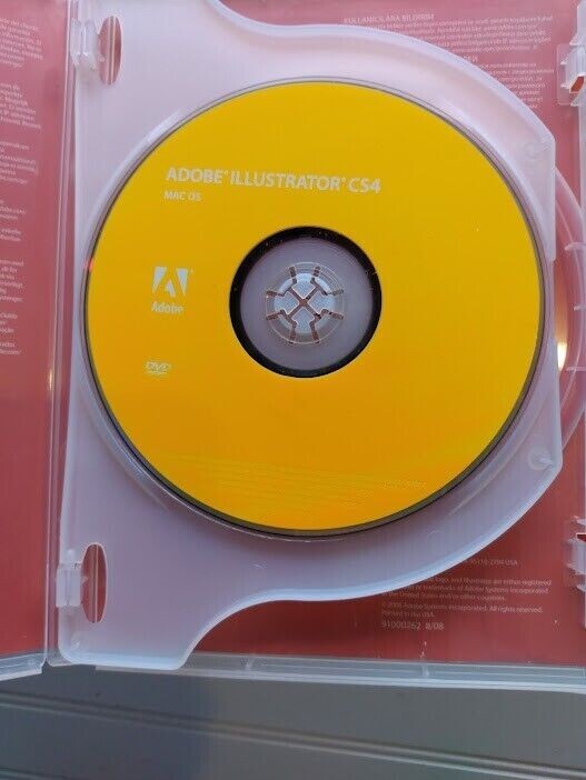 Adobe Creative Suite 4 Illustrator CS4 for MAC OS 1 DVD Disc ONLY