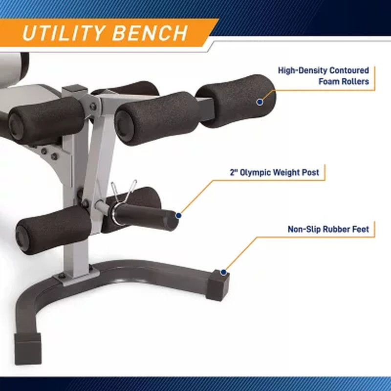 Deluxe Cage System with Weight Lifting Bench