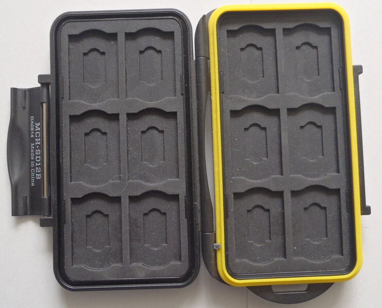 MCH-SD12B Ruggard Weatherproof Memory Card Case