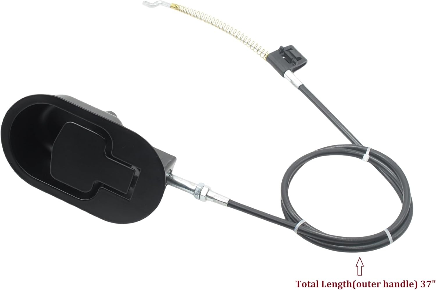Universal Heavy-Duty Metal Pull Recliner Handle with Cable (Exposed Adjustable 4
