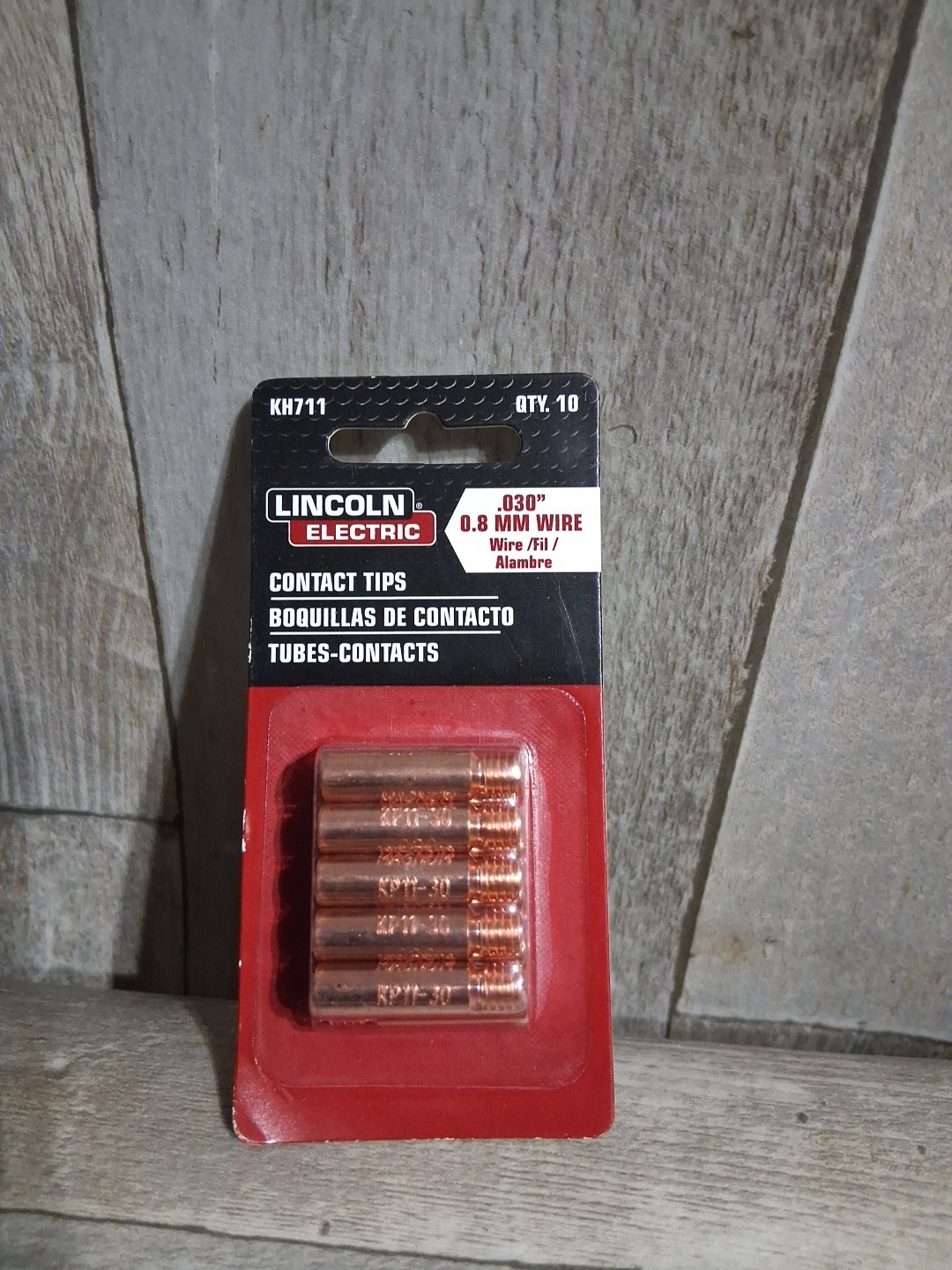 LINCOLN ELECTRIC KH711 .030" WIRE FEED WELDER TIPS UP TO 3/100" DIAMETER 10PACK