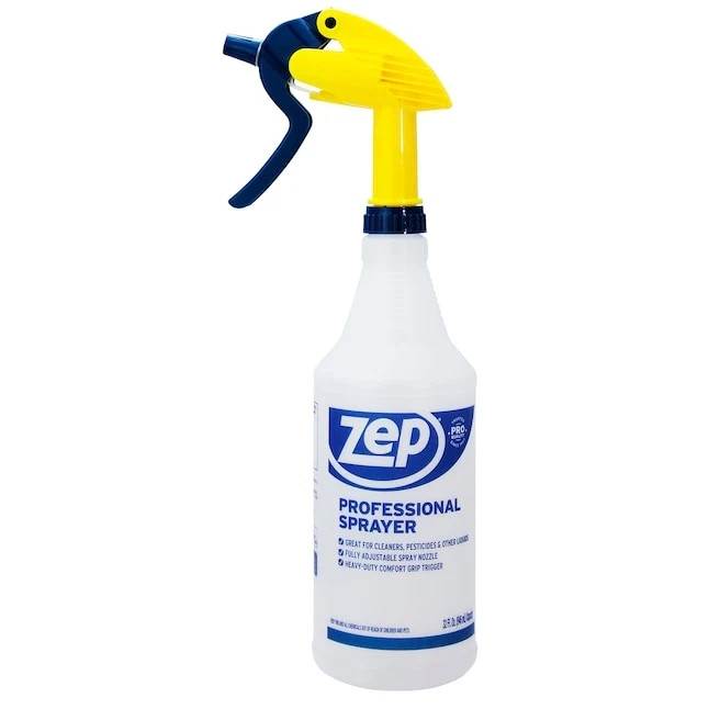 Zep Professional 32oz Spray Bottle Heavy Duty Ergonomic Trigger