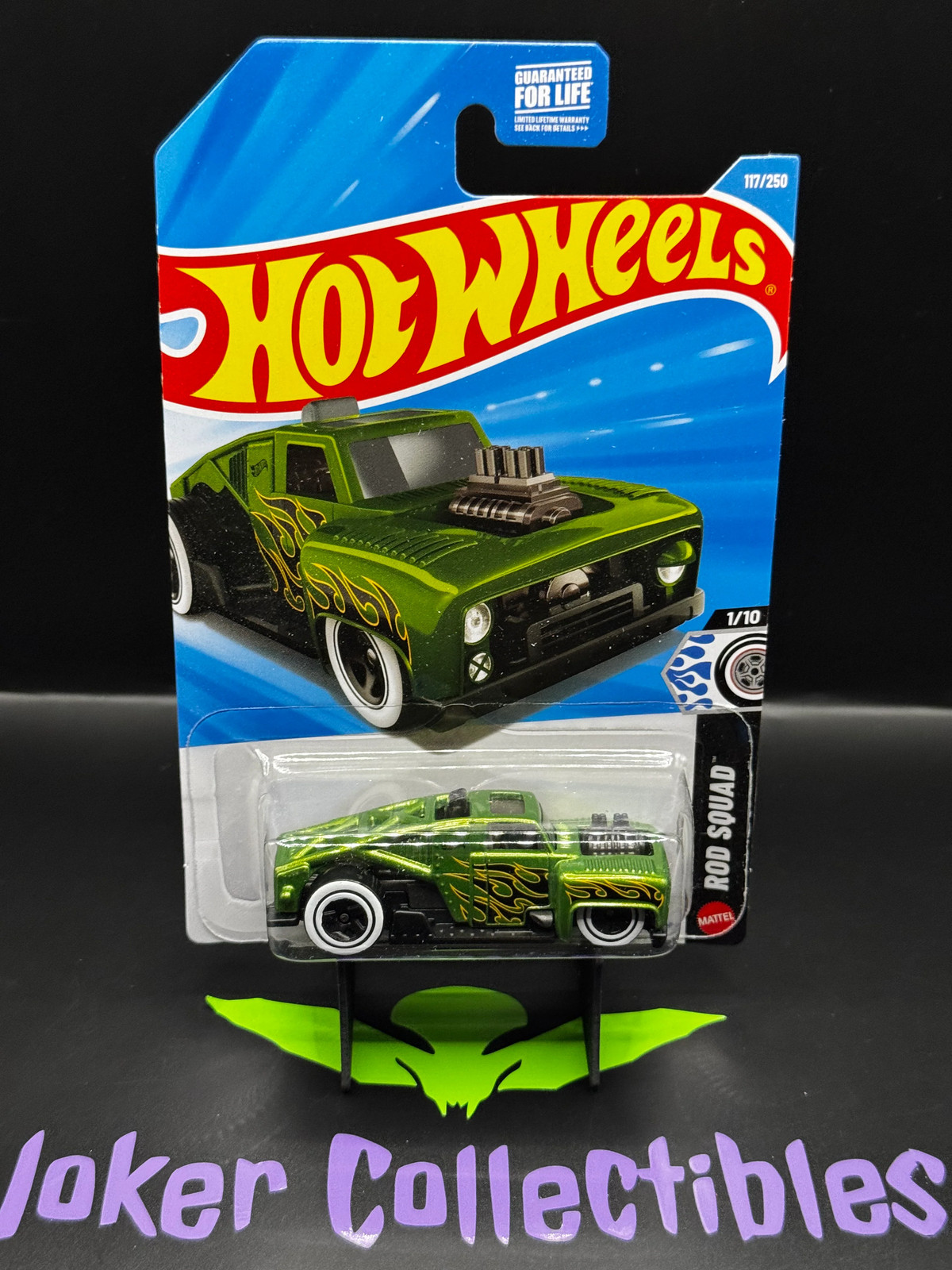 Hot Wheels 2026 Green Erikenstein Rod 117/250 Rod Squad 1/10 F Case
