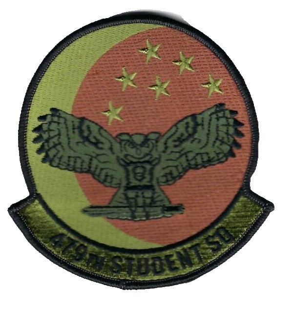 PATCH USAF 479TH STUDENT SQUADRON     B2-3