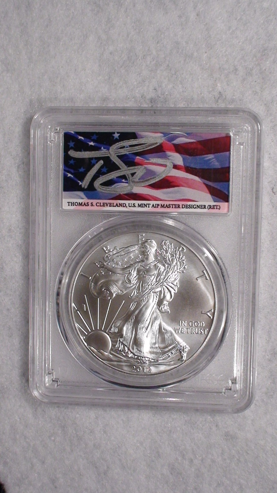 2012 W PCGS MS70 SILVER EAGLE DOLLAR PERFECT "WEST POINT" $1 COIN!