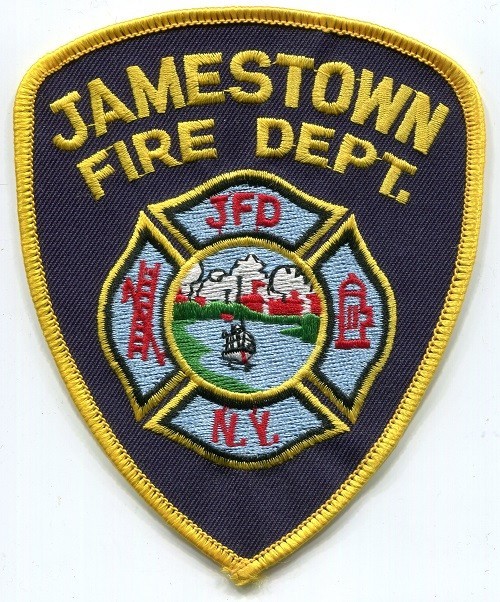 NEW YORK - Jamestown Fire Dept. [ Shoulder Patch ]