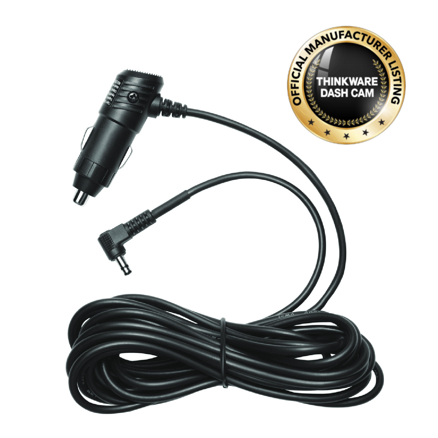 Thinkware 12V 4m (13ft) Plug-and-Play Continuous Power Cable for Dash Cams