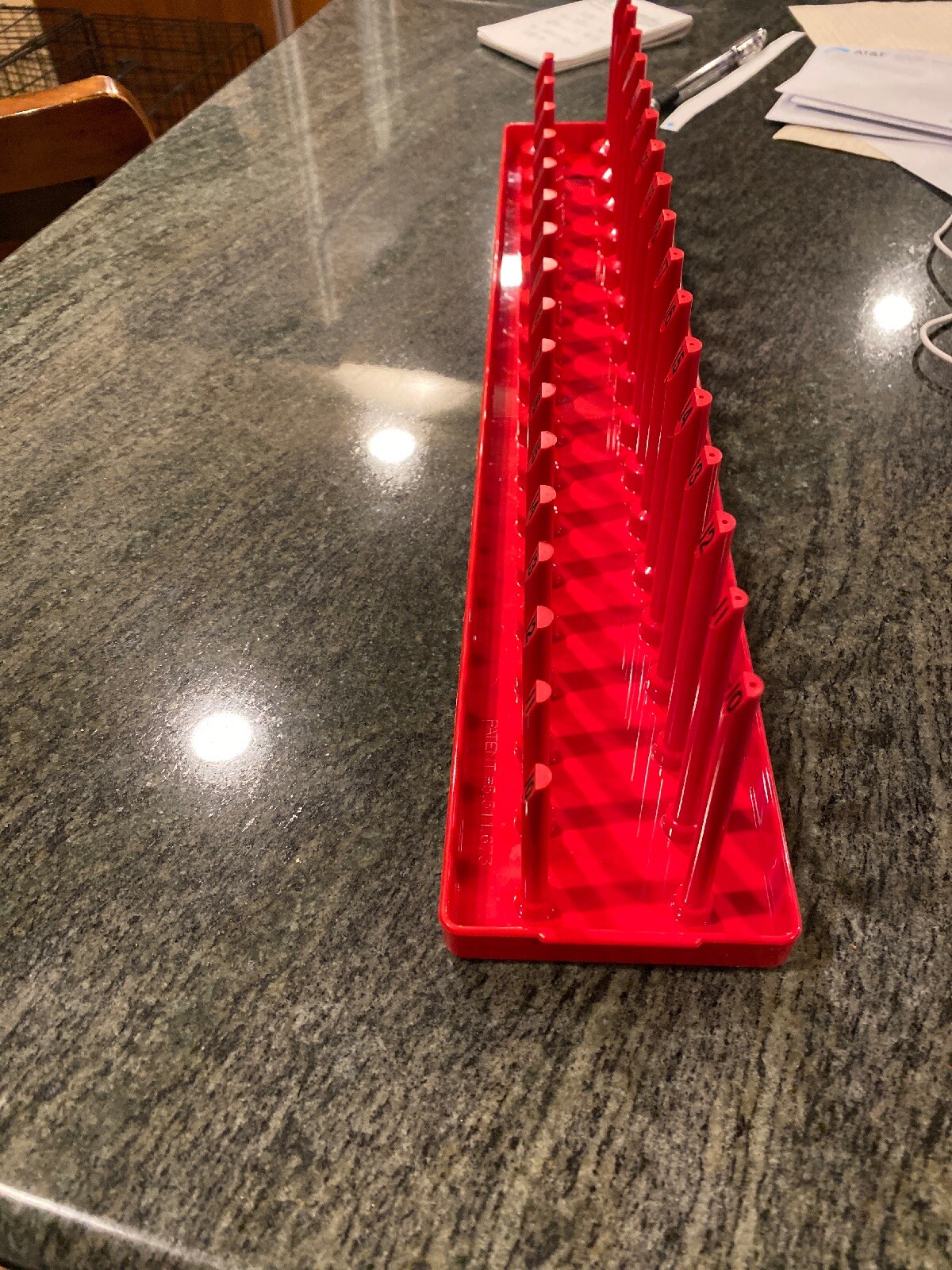 Snap On ka12metrd 1/2" 2 row post tray red 10-27mm