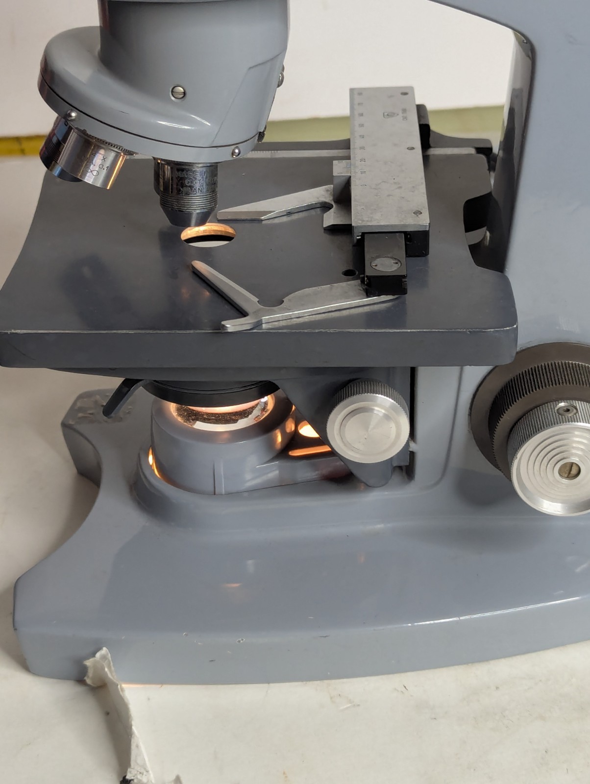 American Optical Spencer Professional Fifty Metal Binocular Microscope