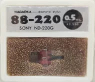 NAGAOKA Diamond Record Stylus 88-220 Silver for Sony ND-220G Japan JP F/S
