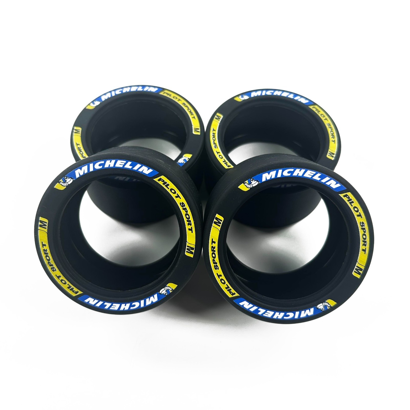 Custom 4 pcs slick tires 23799 for LEGO 42056 42083 42115 1:8 cars, V1-5 Color