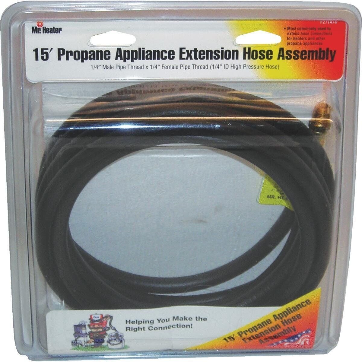 MR. HEATER 1/4X1/4 15' Lp Ext Hose