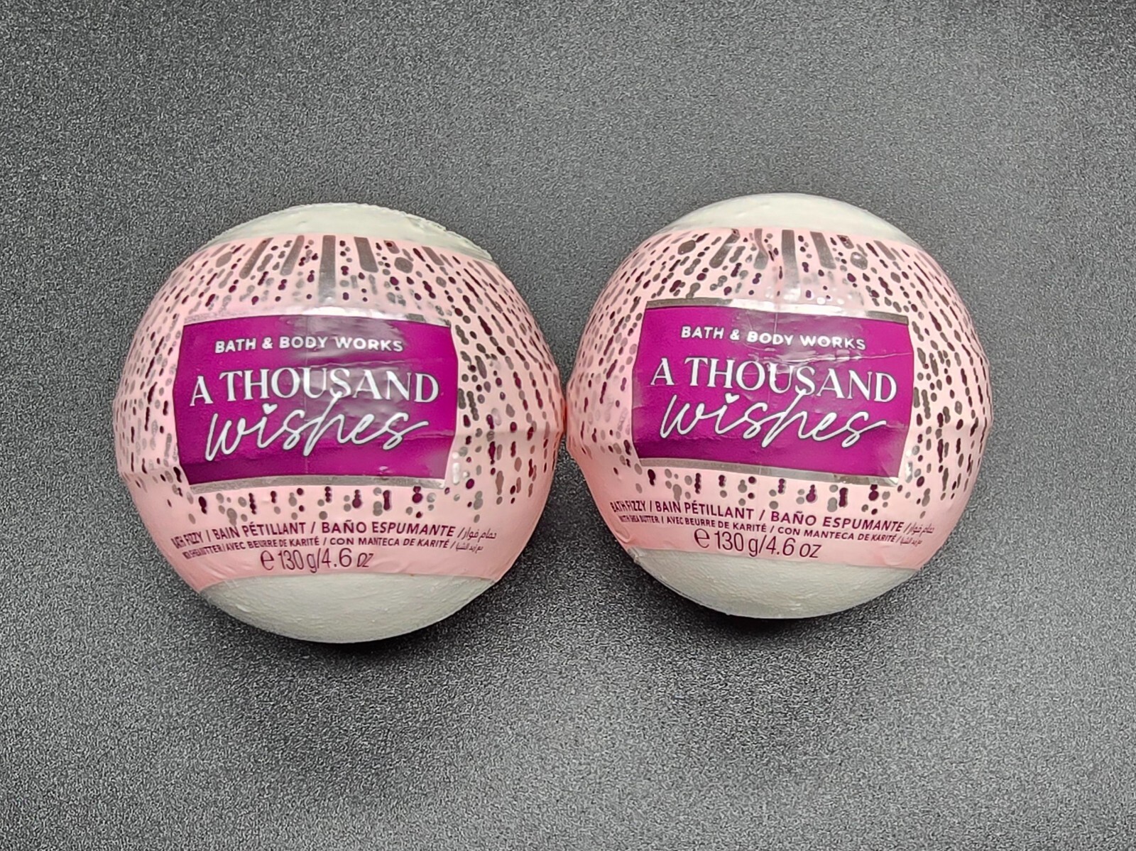 Bath & Body Works Bath Bomb Thousand Wishes New - Set of 2!