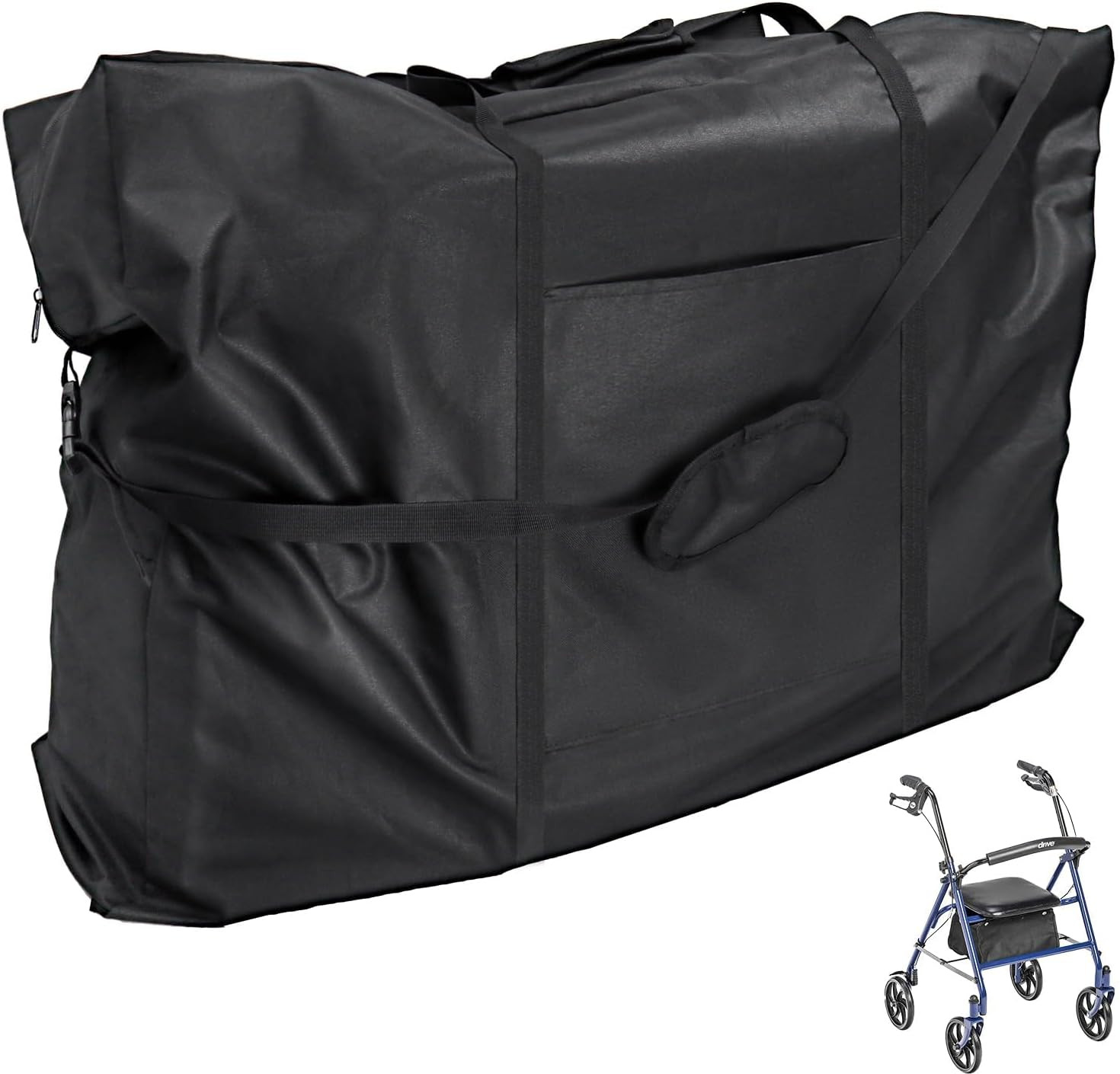Rollator Travel Bag - Waterproof Wheelchair Bag for Folding Walker Compact Wheel