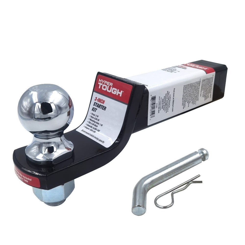 2 Inch Drop Trailer Hitch with 5/8 Inch Pin Class III 2 Inch Ball Mount for