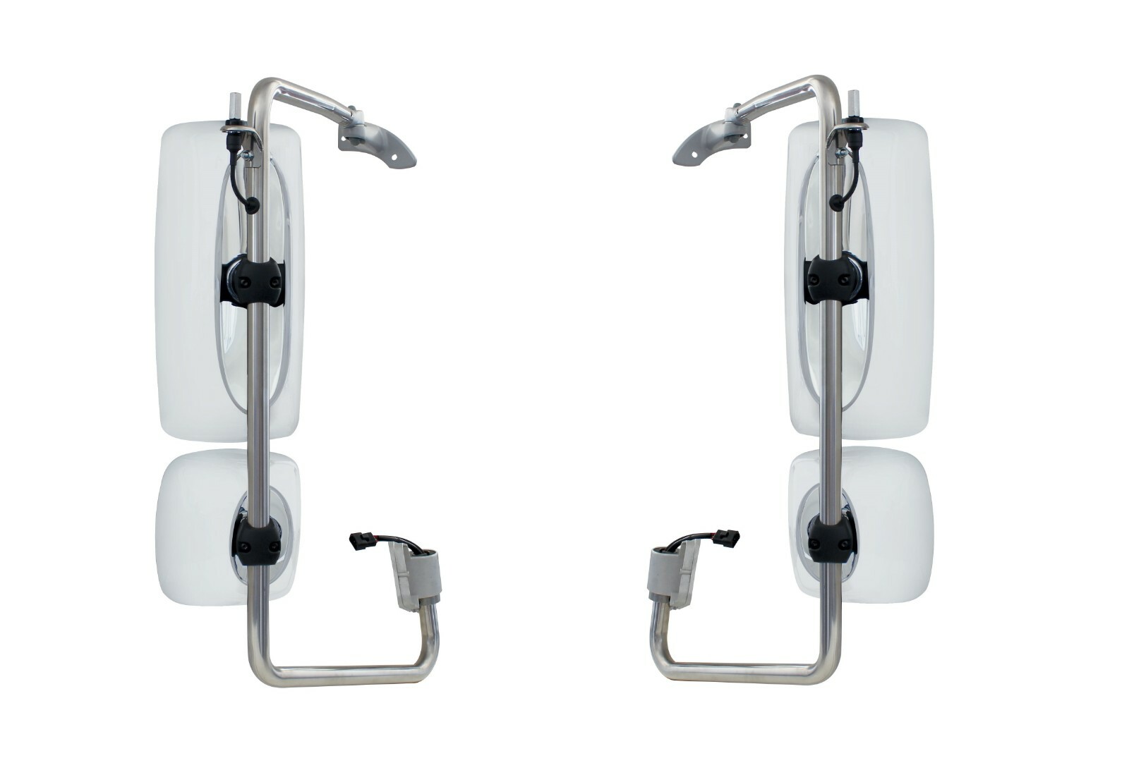 Pair Door Mirror Set for 2001-2020 Freightliner Columbia - Heated w/ Chrome