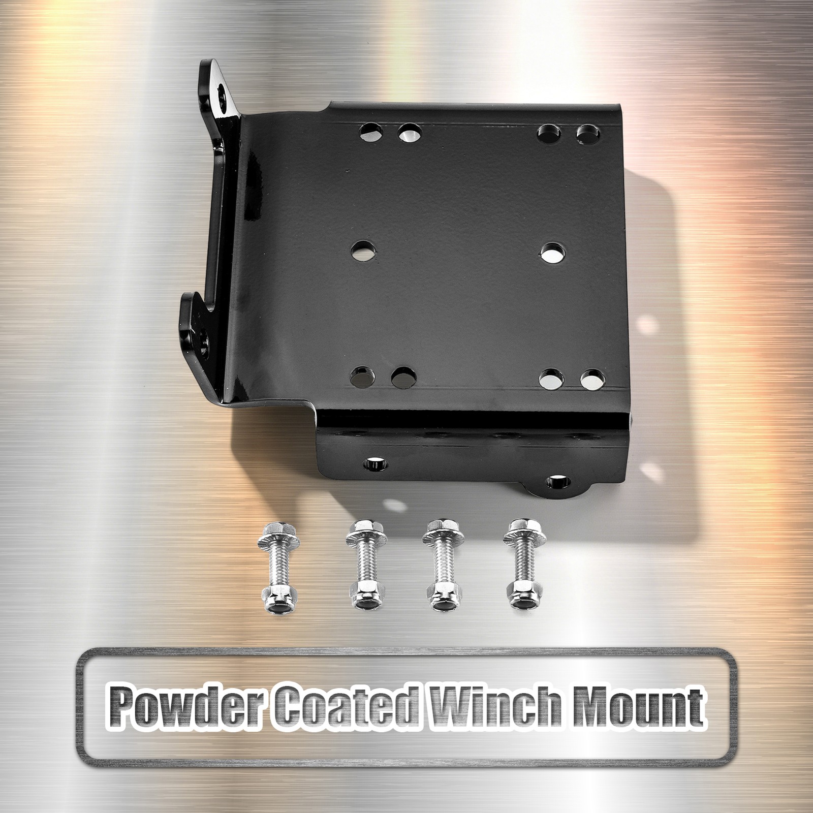 Heavy-Duty Steel Winch Mounting Bracket Fit Suzuki King Quad 450 All 2007-2010