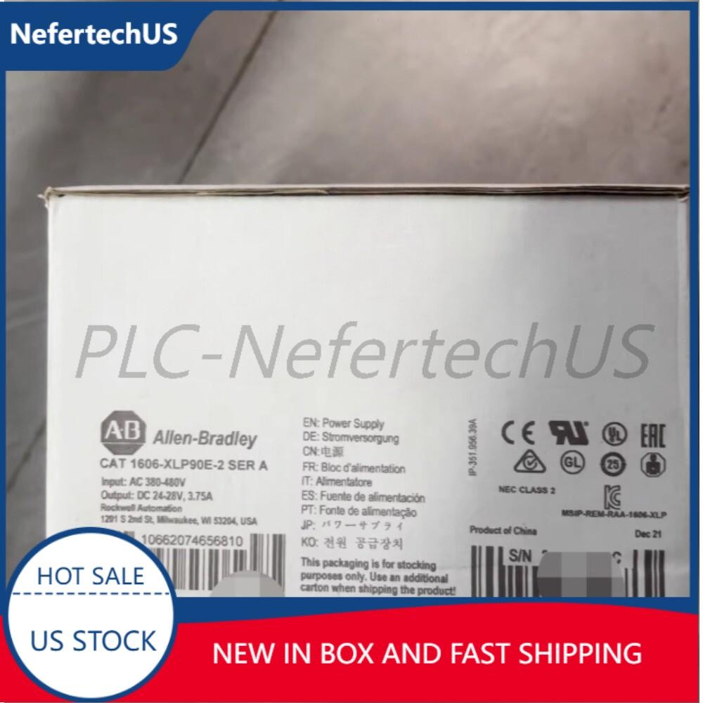 New AB 1606-XLP90E-2 Power Supply 380-480V AC wide range Input US Free Tax