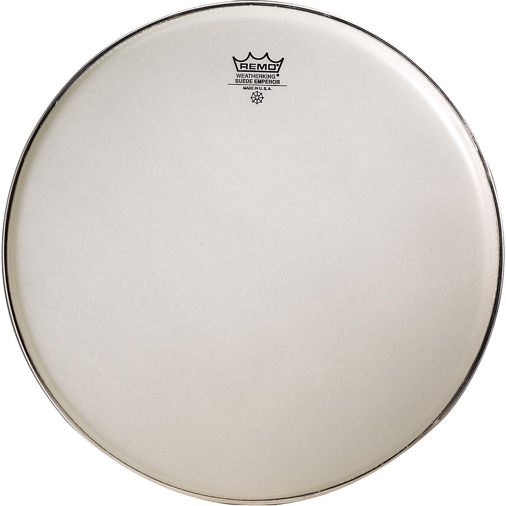Remo Crimplock Suede Emperor Head 8 in.