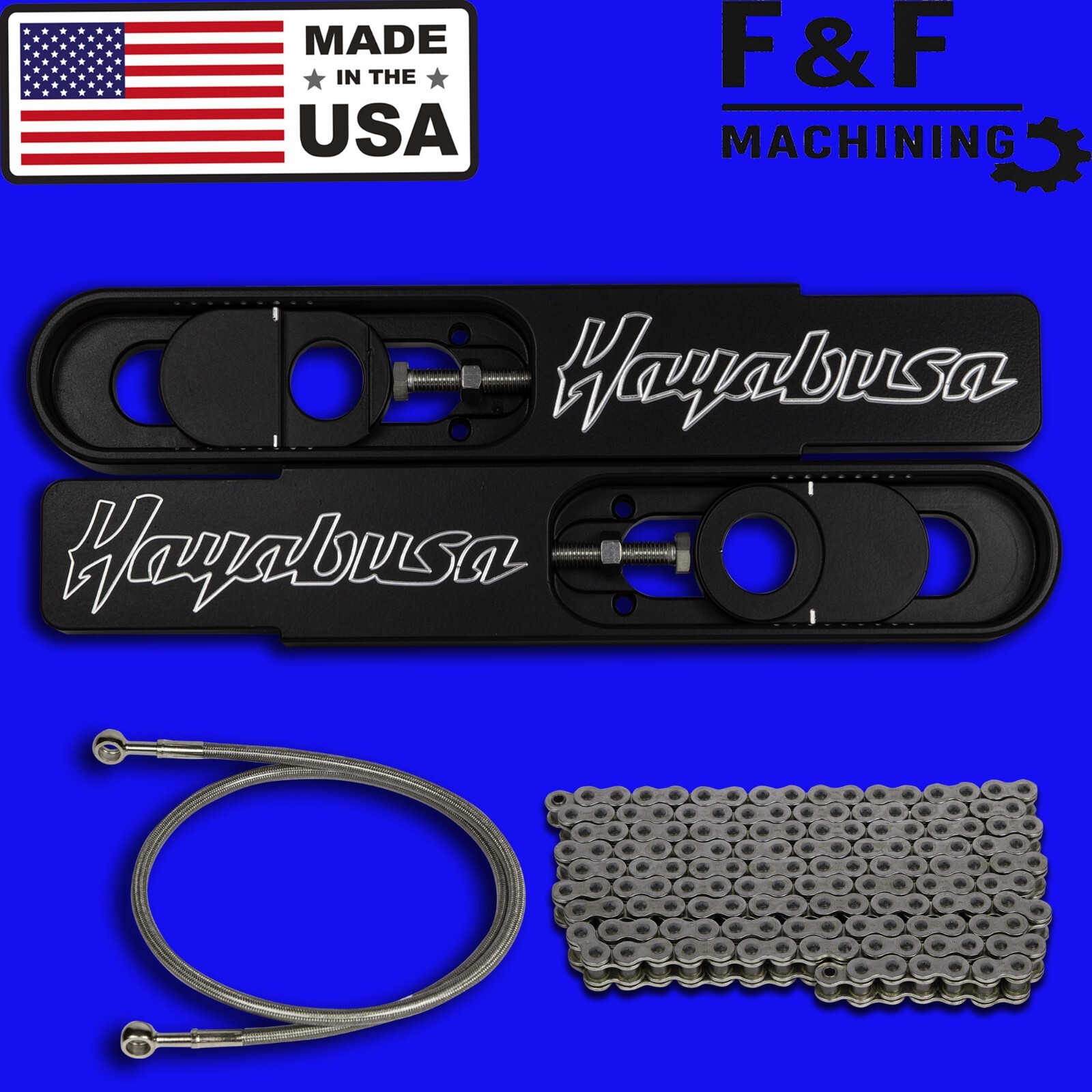 2008-2025 Hayabusa 12 inch swingarm extension kit with ABS "Made In The USA"