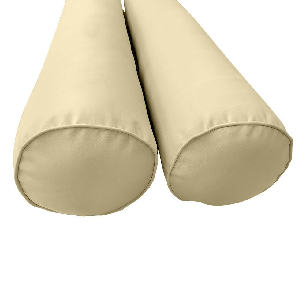 COVER ONLY-Style 1 Daybed Mattress Bolster Pillow Covers Piped Trim TwinXL-AD103
