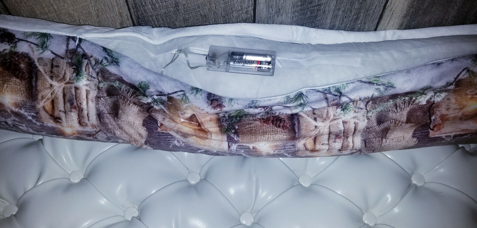 led pillow candle scene 