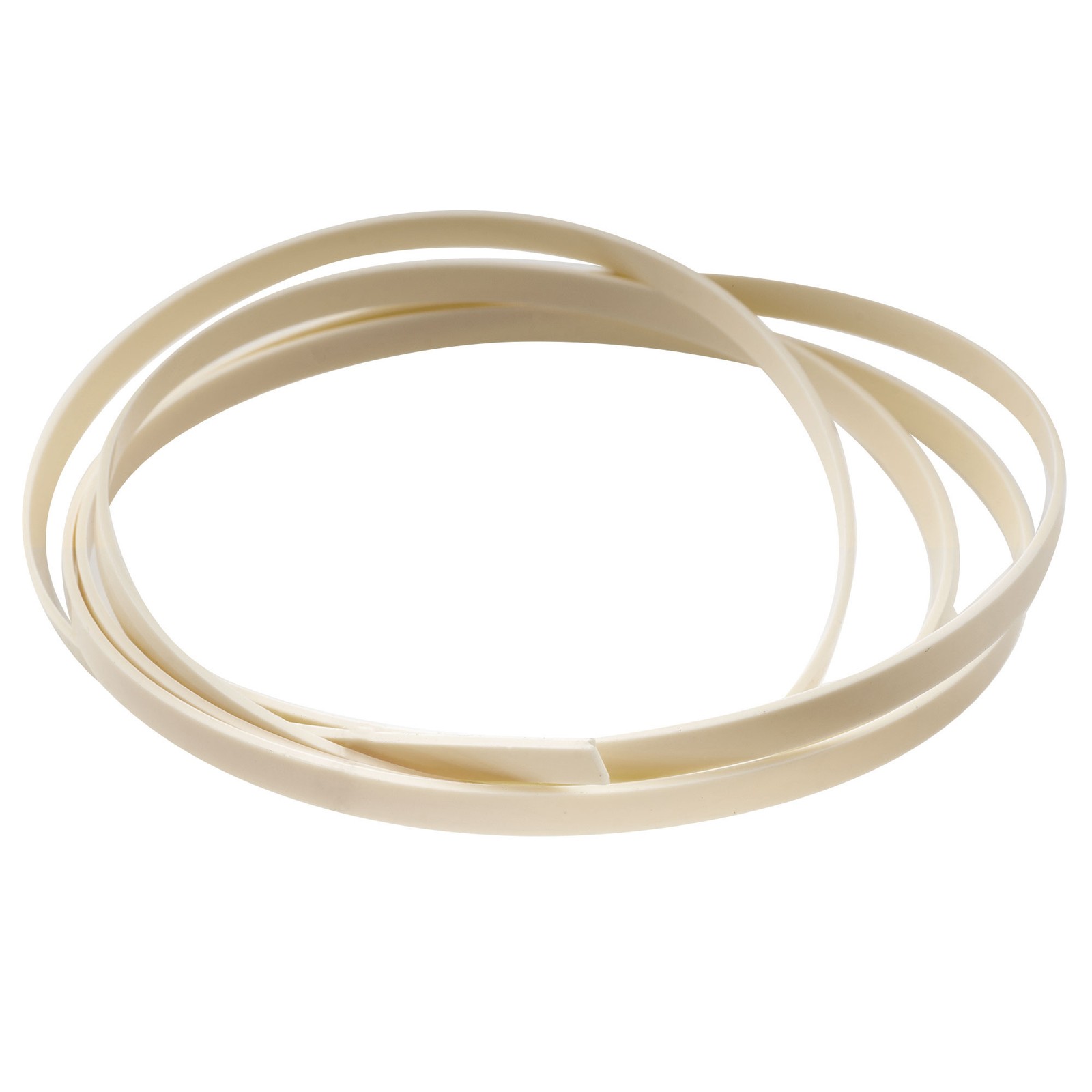Musiclily Ivory 1650x7x1.5mm Plastic Acoustic Folk Guitar Binding Purfling Strip