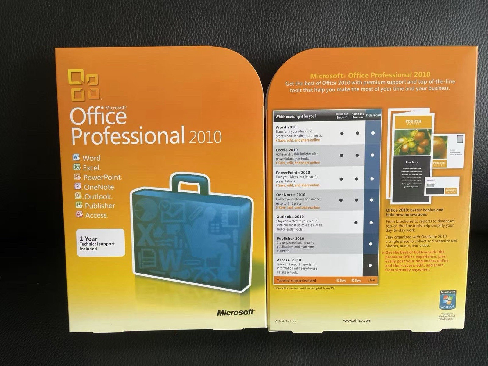 Microsoft Office 2010 Professional (For 7/PCs-Verified) Retail FULL VERSION New