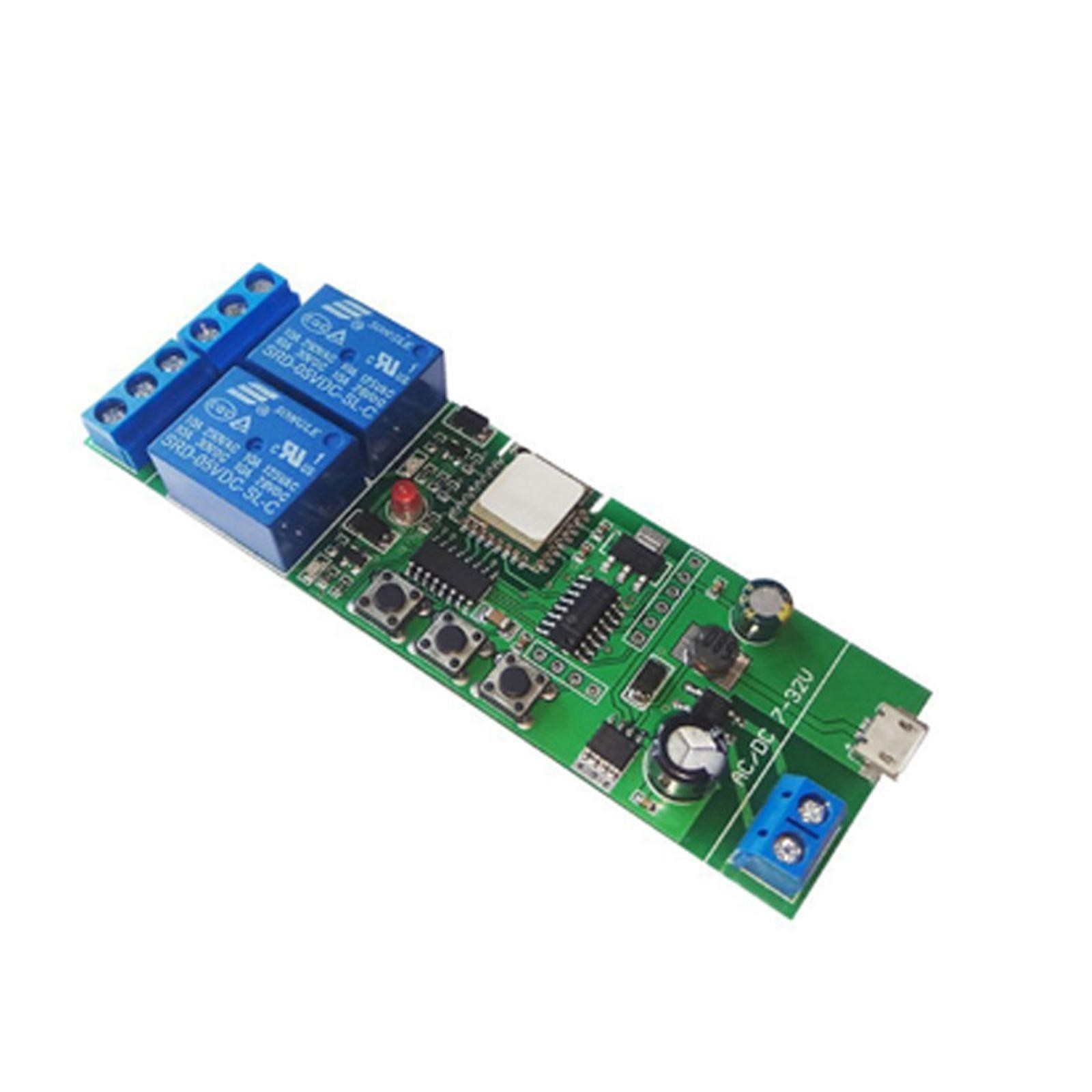 EWelink WiFi Relay Inching Self-Locking Interlock Switch Module Remote On/Off