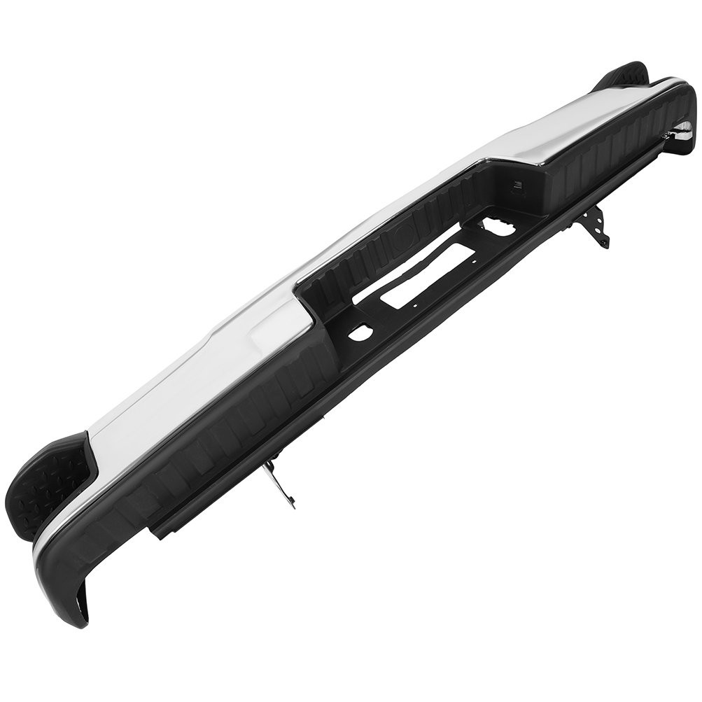 Chrome Rear Bumper Assembly For 2014-18 Chevy Silverado GMC Sierra 1500
