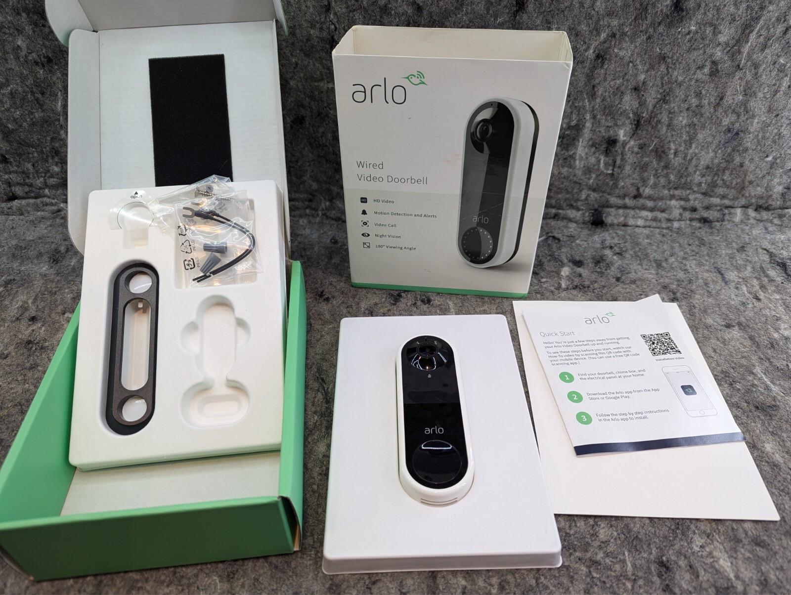 Arlo Essential Wired Video Doorbell AVD1001-100NAR HD - Missing Power Kit