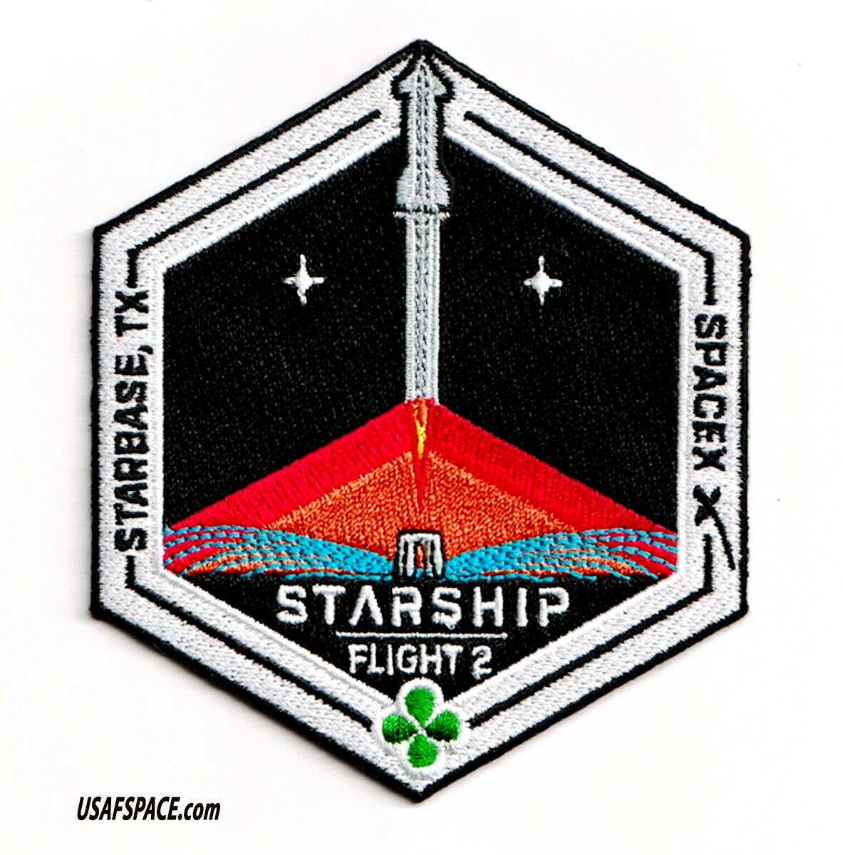 Authentic SPACEX -STARSHIP TEST FLIGHT-2 -SUPER HEAVY- Mission Employee PATCH
