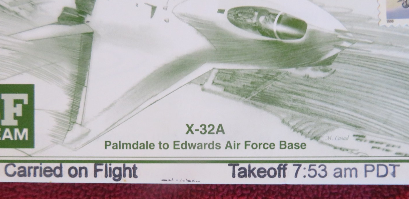 Joint Strike Fighter JSF X-32A First Flight Promotional Packet (02)