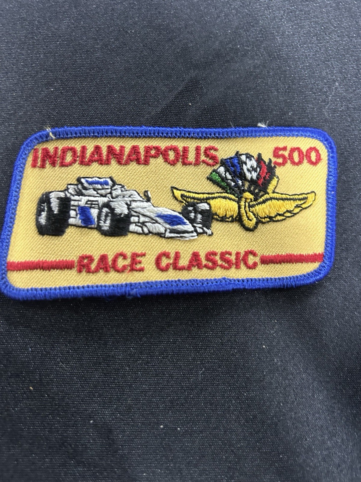 Vtg INDIANAPOLIS 500 RACE CLASSIC RACE CAR Patch Motorsports, Racing Unused
