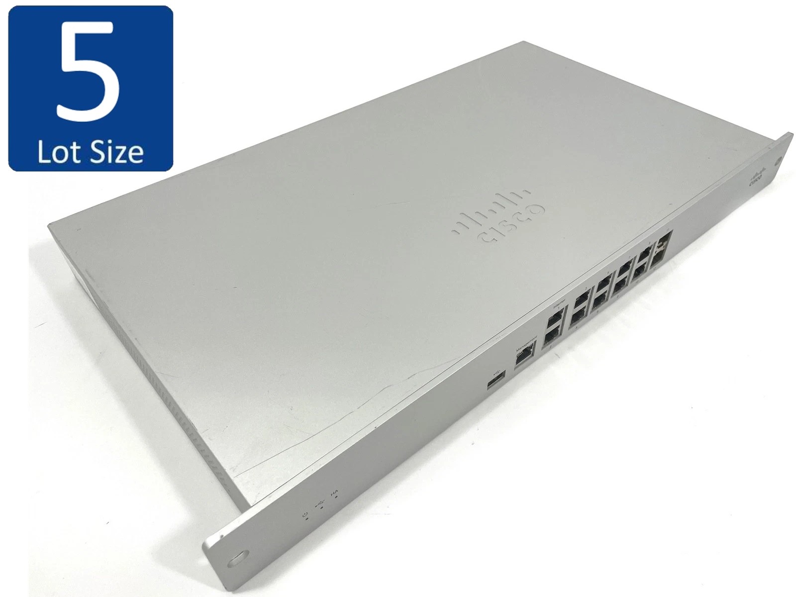 Lot of 5 Cisco Meraki MX84-HW Cloud Managed Security Appliance Unclaimed No HDD