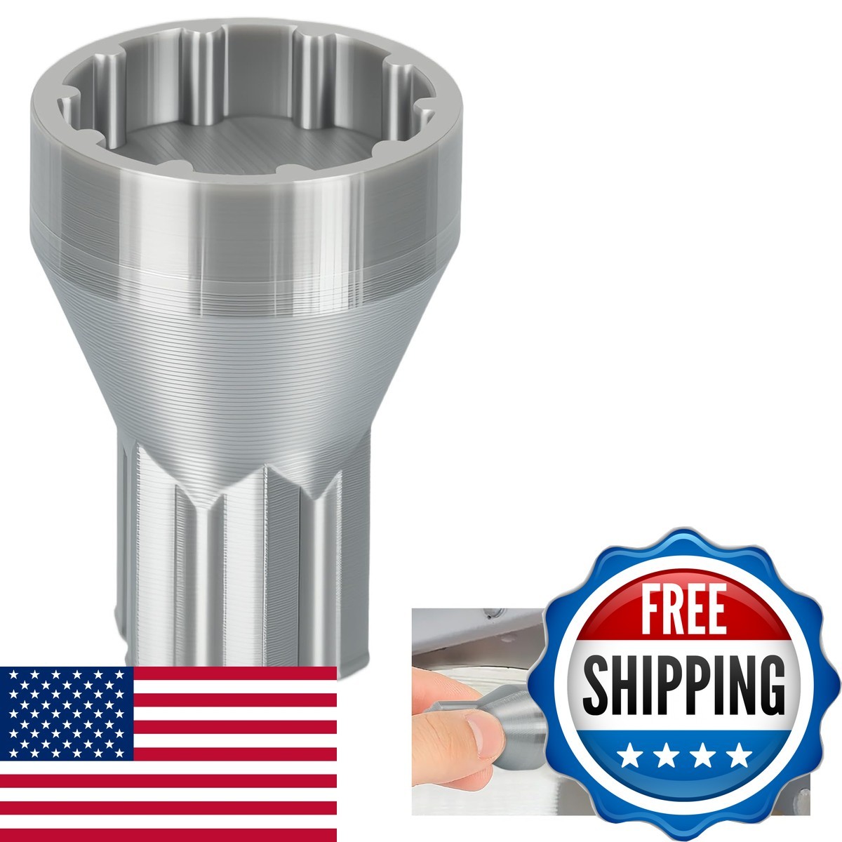 Brolena 3-in-1 Inlet Filter Removal Tool Compatible Rinnai Water Heaters, Works