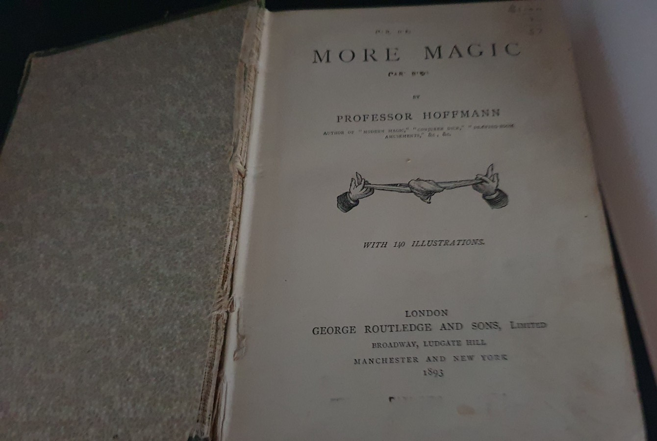 Collectable Very Rare 1893 First Edition “More Magic” by Professor Hoffmann