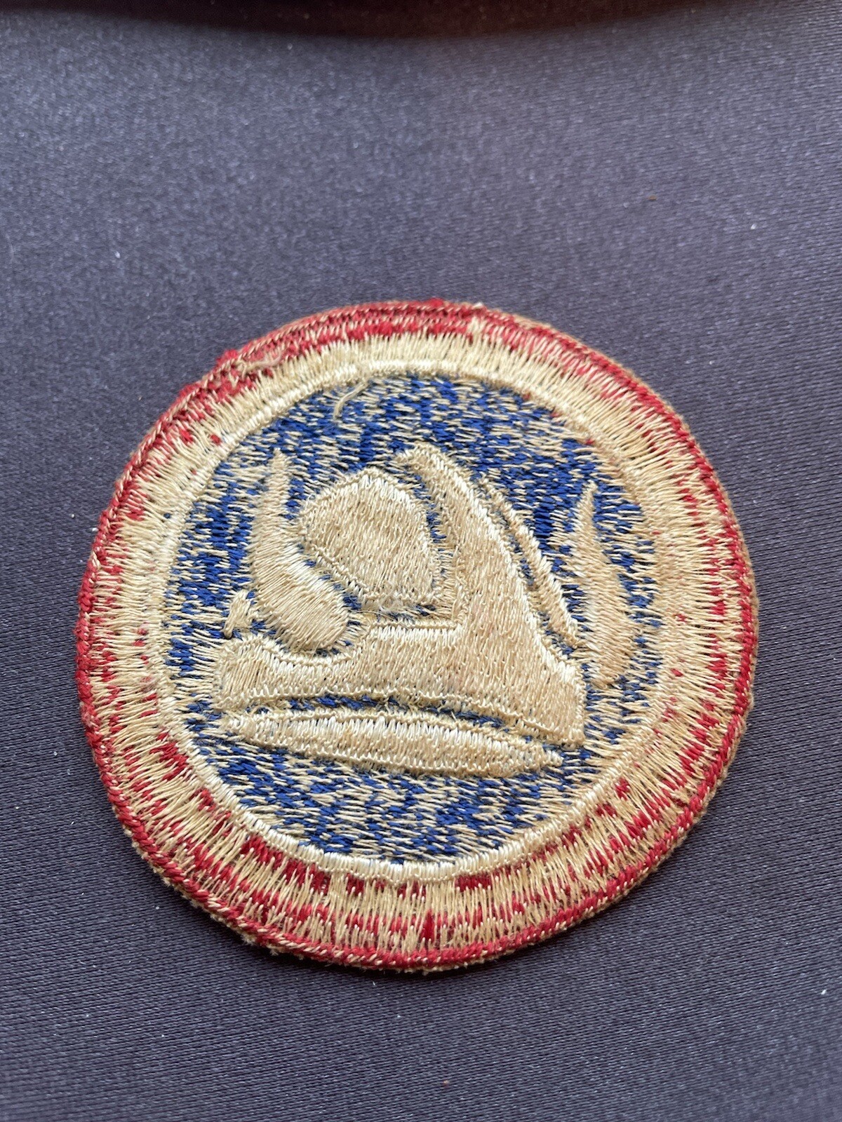 Original WW2 47th Infantry Division Patch Cut Edge Vintage Field Worn