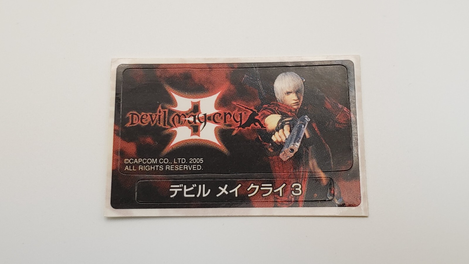 Devil May Cry 3 DMC Memory Card Sticker$5 Ship any qty  PlayStation 2 PS2