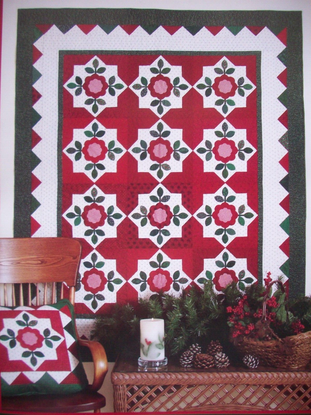 Sugaarplum Christmas Applique Quilt pattern
