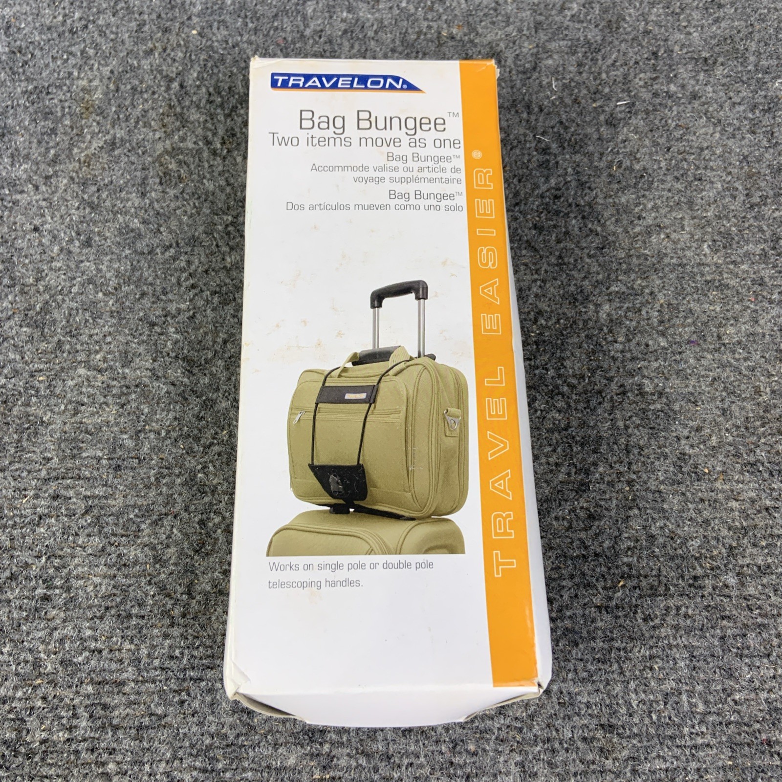 Travelon Bungee Two Items Move As One Bag Secure 2nd Luggage Travel Baggage NEW