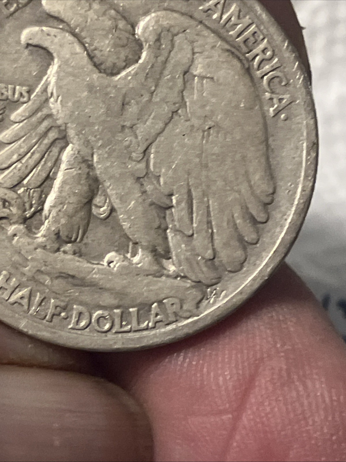 1919 d walking liberty half dollar
