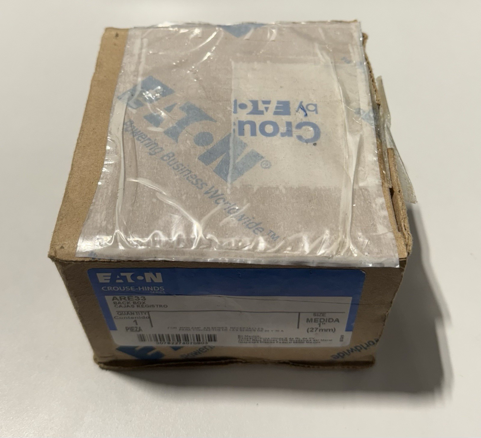Eaton Crouse-Hinds ARE33 Back Box 1" 20/30A Cast Aluminum *NEW IN BOX*